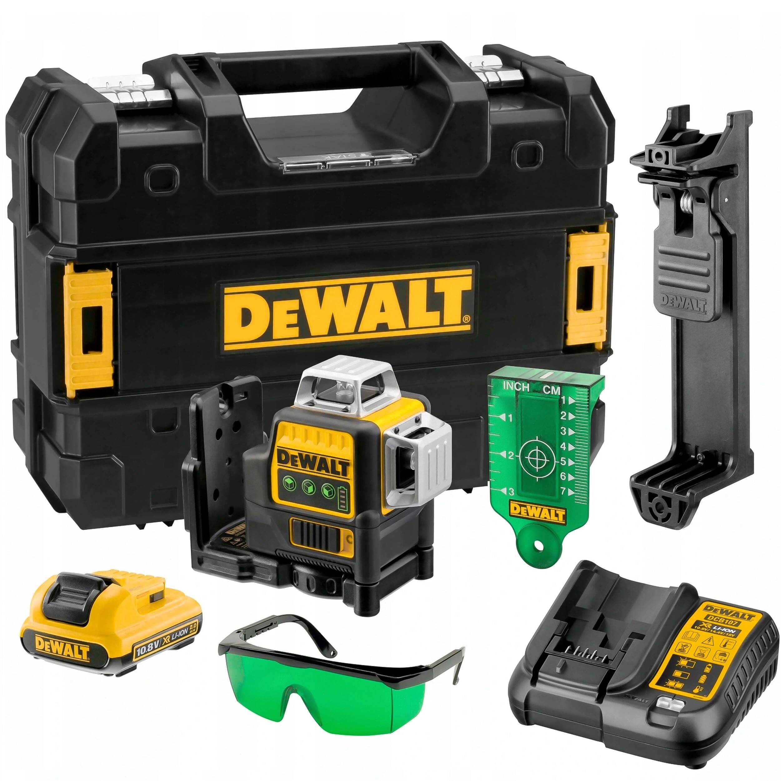 DeWalt Laser 360 Zielony DCE089D1G DeWalt 3D Poziomice laserowe