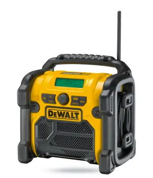 Akumulatorowo sieciowy odbiornik radiowy DCR019 DeWalt 