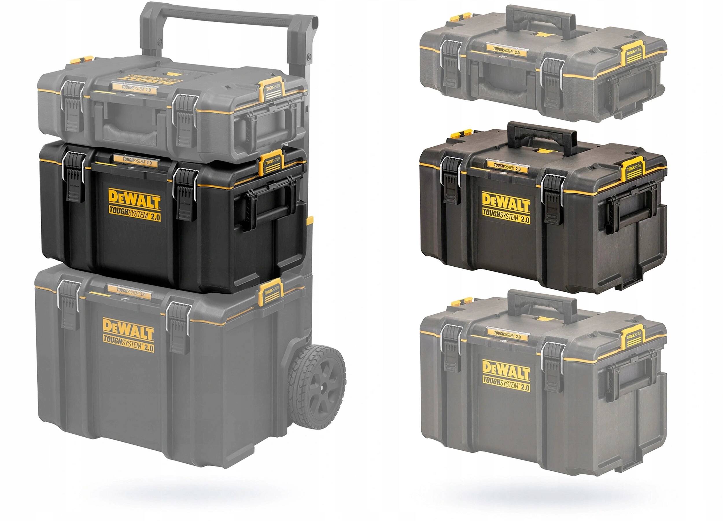 Breddegrad Ruddy renovere DeWalt DeWALT Skrzynia narzędziowa Toughsystem DS300 2.0 - Magazynowanie