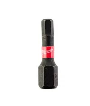 Hex 4mm Bit 25mm Milwaukee Shockwave 2szt.