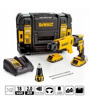 Wkrętarka płyt G/K DeWalt DCF620D2K-QW 2x aku 2.0Ah + TSTAK II