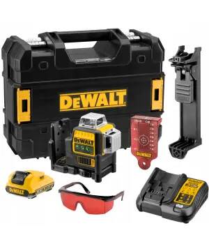 Laser 360°- Czerwony  DCE089D1R DeWalt 3D