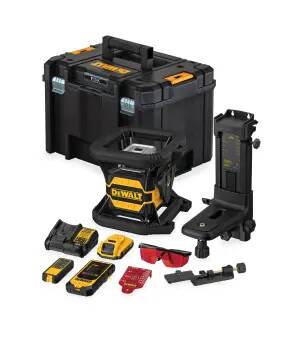 Laser obrotowy  Bluetooth - Czerwony  360 ̊  DCE080D1RS  DeWalt