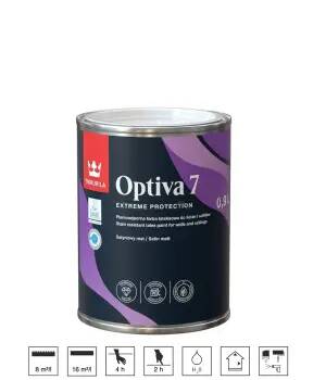Optiva 7 Satin Matt 0.9l Tikkurila C