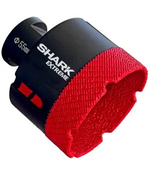 Otwornica diamentowa 55mm M14 Extreme wiertło gres koronka Shark