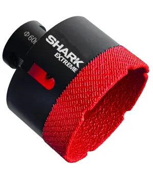 Otwornica diamentowa 60mm M14 Extreme wiertło gres koronka Shark