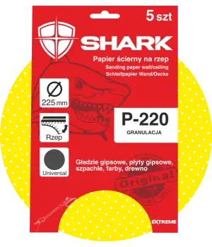 Papier Ścierny Shark P220 225mm 5 szt.