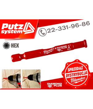 WIERTŁO DIAMENTOWE MILWAUKEE 6 mm 1/4 HEX