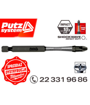 BIT UDAROWY PH 2 90 mm SHOCKWAVE MILWAUKEE bosch