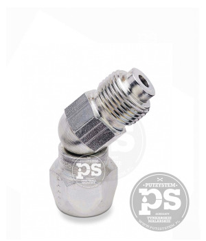 Adaptor kątowy 45 stopni, gwint 7/8