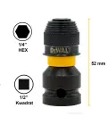 DeWalt Adapter kluczy udarowych ½ kwadrat - ¼ Hex DeWalt DT7508  - zdjecie nr 2