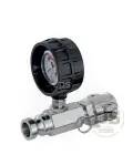  Manometr ciśnienia zaprawy DN 25mm PFT z cześcią męską i żeńską  - zdjecie nr 1