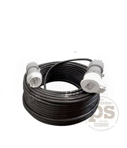 Elektrokabel Przewód OW 3×1 16A kabel 35mb z wtyczką i gniazdem 
