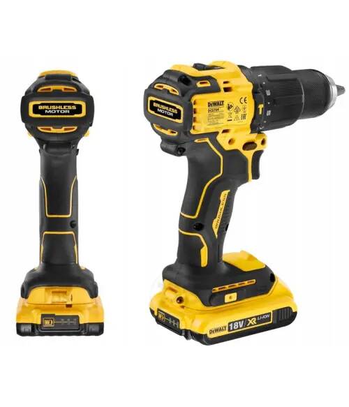 DeWalt Wiertarko-Wkrętarka Udar DeWalt DCD709L2T 65Nm 18V 2-biegowa 2x3.0Ah - zdjecie nr 1