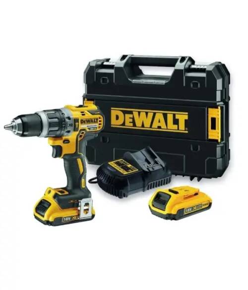 DeWalt Wiertarko-Wkrętarka udarem DeWalt DCD796D2 70Nm 18V 2-biegowa 2x2.0Ah