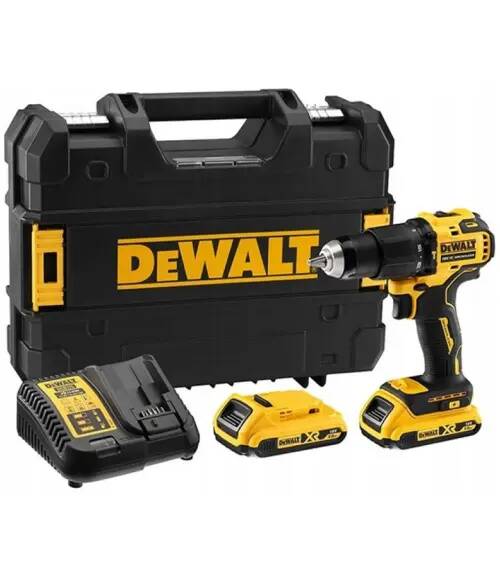 DeWalt Wiertarko-Wkrętarka Udar DeWalt DCD709D2T 65Nm 18V 2-biegowa 2x2.0Ah