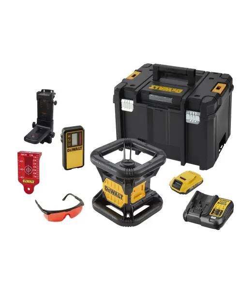 DeWalt Laser obrotowy - Czerwony 360 ̊  DCE074D1R  DeWalt