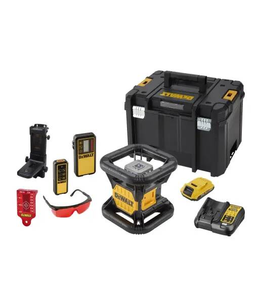 DeWalt Laser obrotowy - Czerwony 360 ̊  DCE079D1R DeWalt