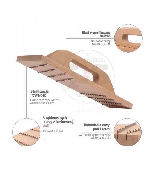  Zdzierak 40cm do tynku i betonu komórkowego - zdjecie nr 1