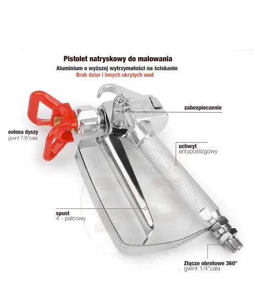 Shark Pistolet + dysza 515 agregat malarski Wagner, Graco, Dedra - zdjecie nr 1