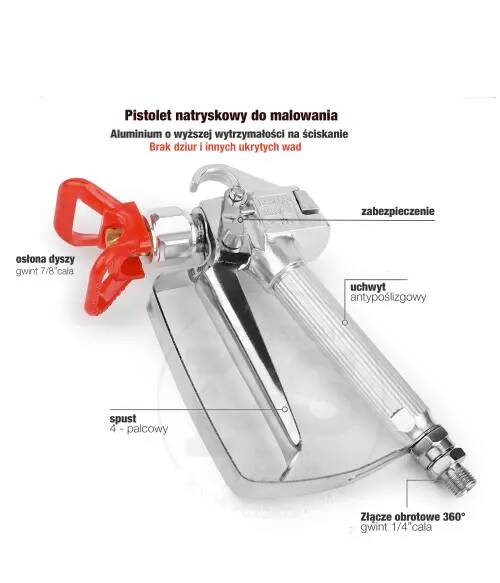  Pistolet + dysza 515 agregat malarski Wagner, Graco, Dedra - zdjecie nr 1