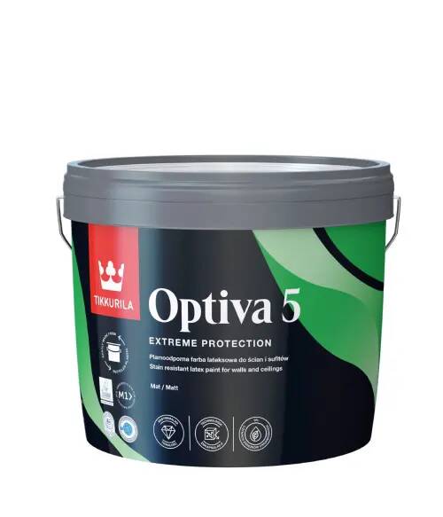 Tikkurila Optiva 5 lateksowa 2.7l  baza A Tikkurila
