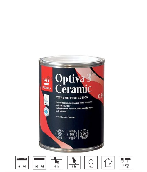 Tikkurila Optiva Ceramic 3 Super Matt 0,9l Tikkurila baza A