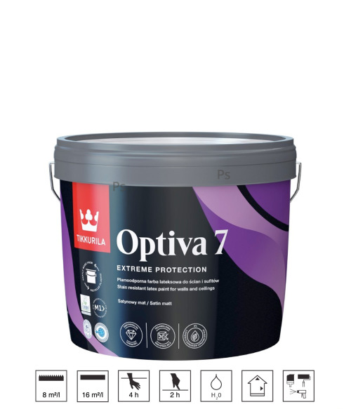 Tikkurila Optiva Satin Matt 7 [A]  9l Tikkurila