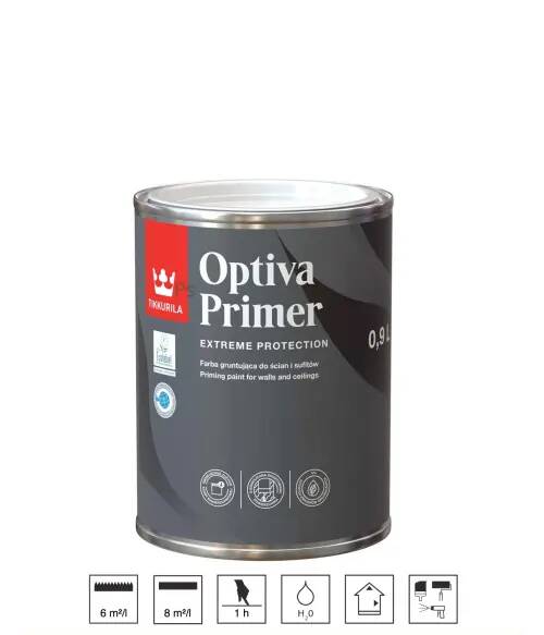 Tikkurila Optiva Primer 0.9l farba gruntująca Tikkurila