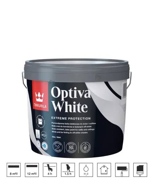 Tikkurila Optiva White 9l Tikkurila