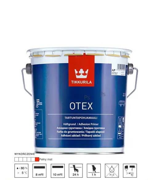 Tikkurila Otex farba gruntująca 2,7l Tikkurila farba do trudnych podłoży