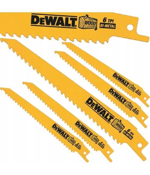 DeWalt Brzeszczot drewna 152mm 5szt DT2359 Dewalt piły szablastej