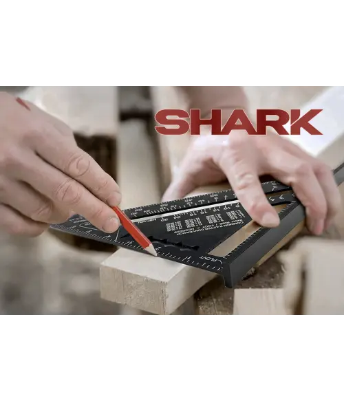 Shark Przymiar dekarski 18cm Kątownik stolarski ciesielski - zdjecie nr 1