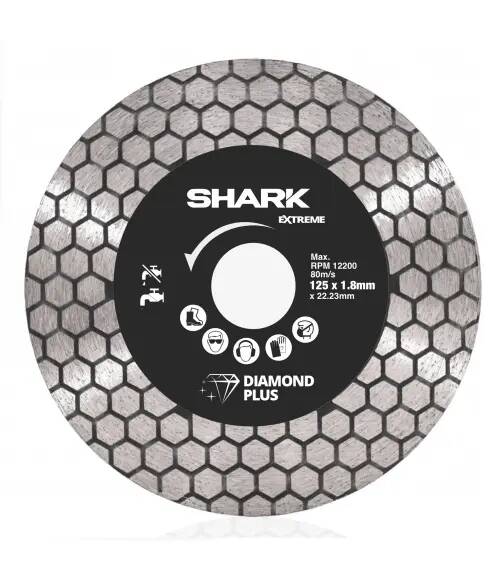 Shark Tarcza Diamentowa 125mm M14 do cięcia fazowania gresu Shark