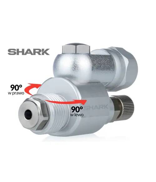 Shark SharkShot Zawór odcinający pistolet agregat malarski głowica  - zdjecie nr 3
