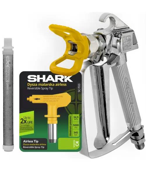 Shark Pistolet + dysza 515 agregat malarski Wagner, Graco, Dedra
