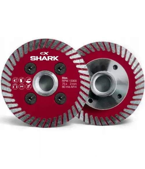 Shark Tarcza diamentowa do cięcia i podcinania gresu płytek 75mm M14