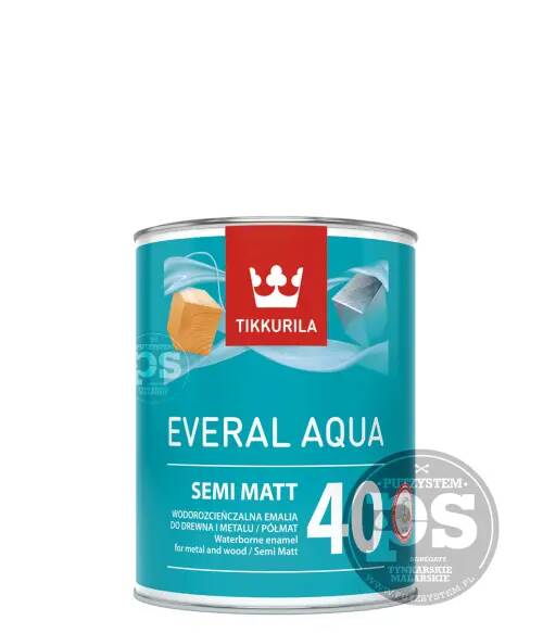  Everal 40 Semi MATT 0,9L Tikkurila emalia do drewna 